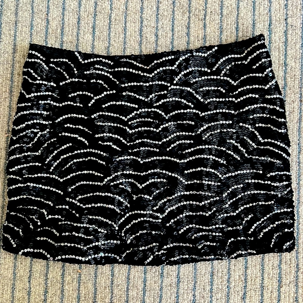 Gryphon New York sequin mini skirt size small